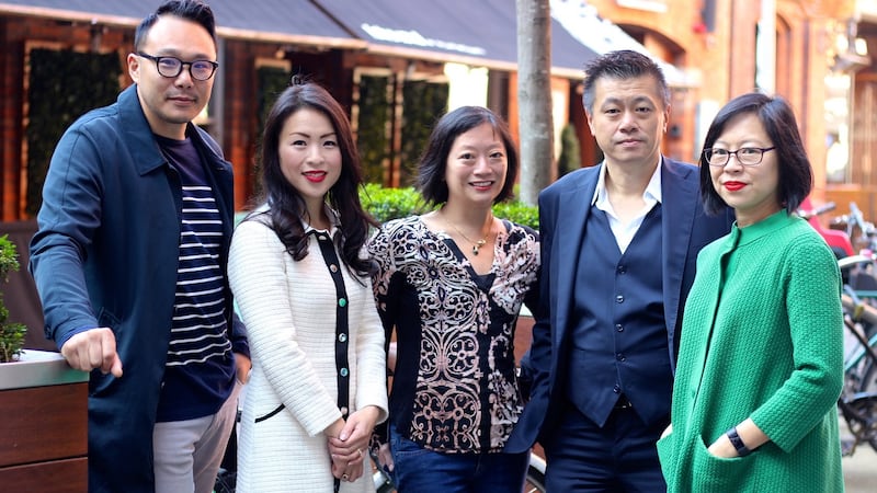 From left, Kwanghi Chan, Eva Pau, Mei Chin, Kevin Hui and Jane Wong. Photograph: Kate Packwood