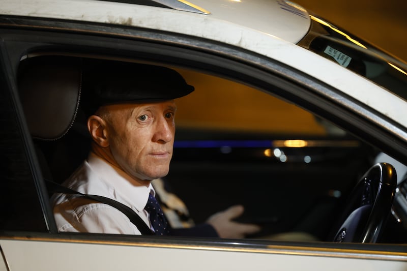 Independent Kerry TD Michael Healy-Rae leaves Government Buildings following discussions which concluded a little before 11pm last night. Photograph: Nick Bradshaw/The Irish Times