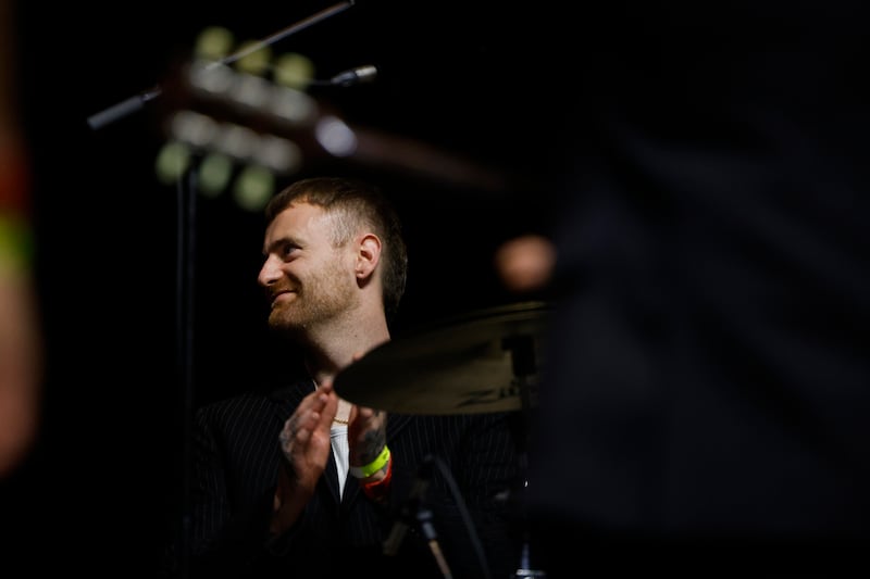 Tom Coll of Fontaines DC fresh from a brace of gigs at the same arena. Photograph: Nick Bradshaw