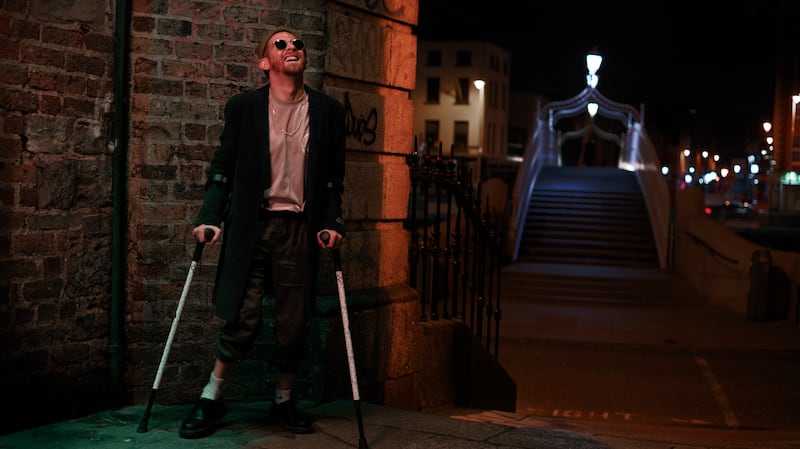 Paddy the Activist: Paddy Smyth, a gay and disability rights social media activist from Dublin born with cerebral palsy. Photograph: Ross O'Callaghan