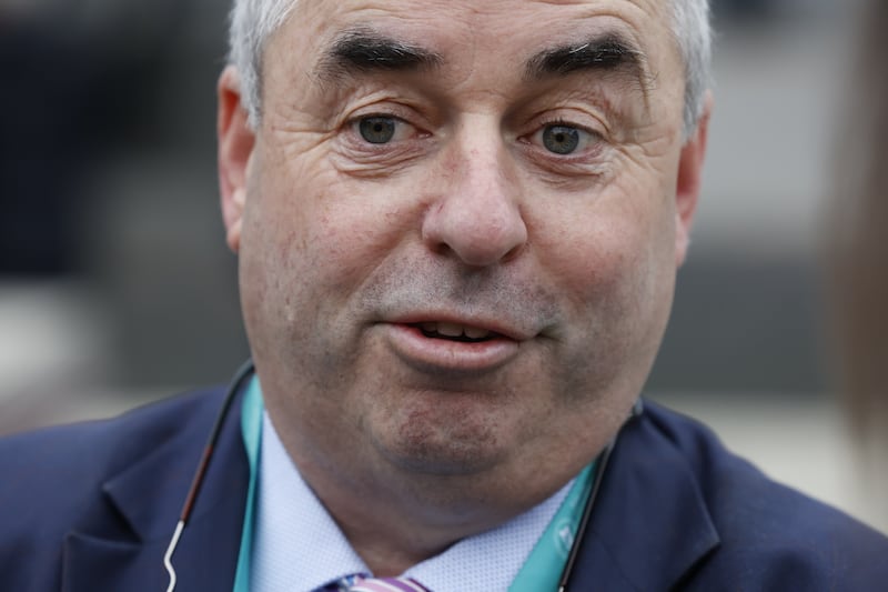 Independent Kevin 'Boxer' Moran outside the Dáil.  Photograph Nick Bradshaw 