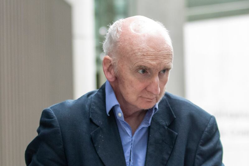 John McClean, a former teacher and rugby coach, of Casimir Avenue, Harold's Cross, Dublin 6, leaving court. Photograph: Collins Courts