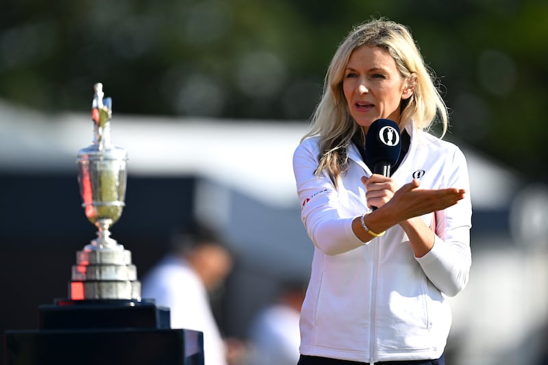 Di Stewart during Live at the Range prior to the 152nd British Open at Royal Troon, Scotland,  on July 15th, 2024. Photograph: Oisin Keniry/R&A/R&A via Getty Images