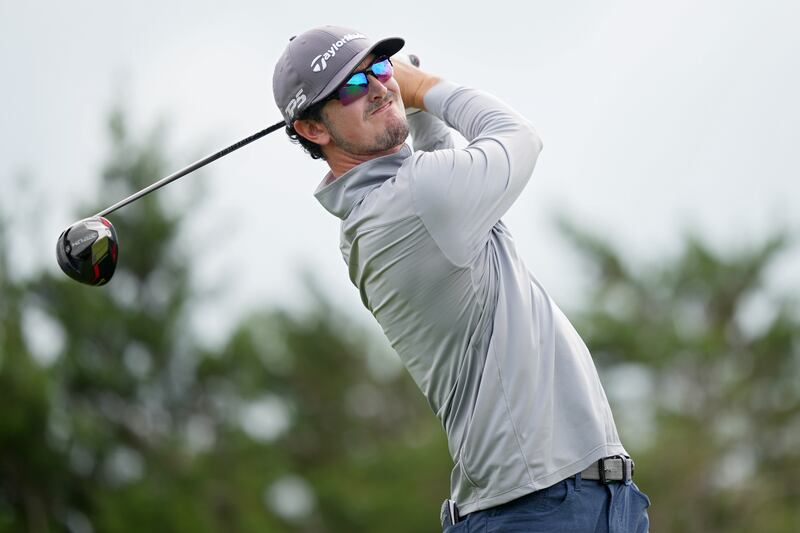 Austen Truslow will be chipping one handed at the US Open this week. Photograph: Alex Bierens de Haan/Getty Images