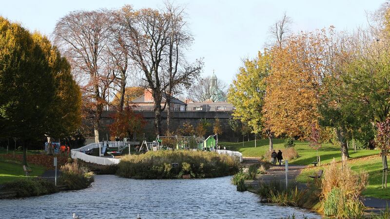 Ranelagh Park is among the number of green spaces this Dublin city suburb has to offer.  Photograph: Nick Bradshaw