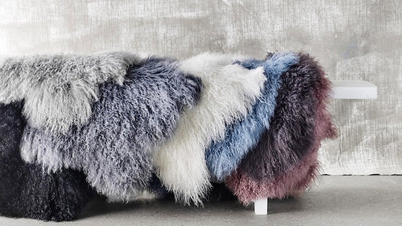 Sheepskin rugs from Broste Copenhagen