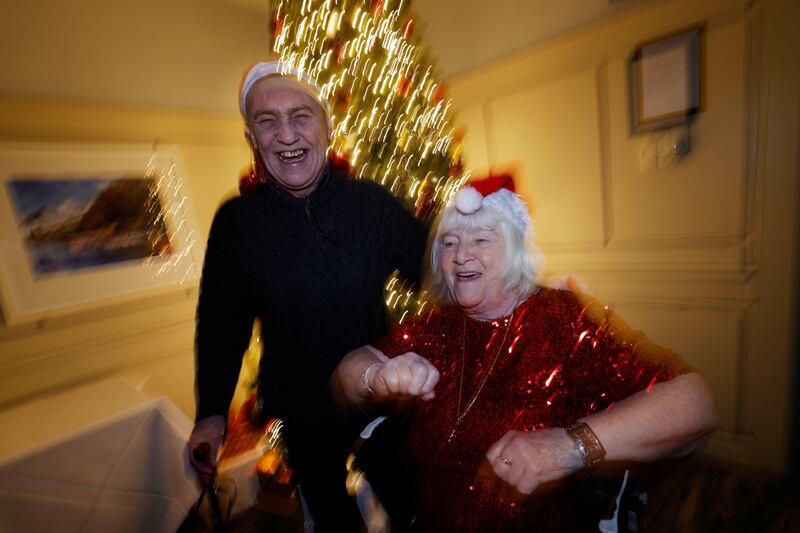 Tom Thompson from Dominic Street and Bridie Bolger from Dublin's inner city at the Bonnington Hotel in Dublin. Photograph: Alan Betson