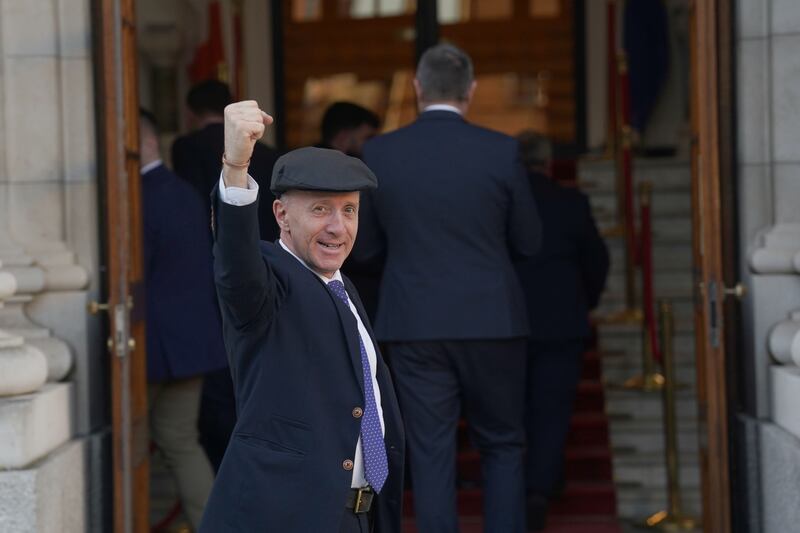 Independent Kerry TD Michael Healy-Rae has been appointed Minister of State with responsibility for forestry, horticulture and farm safety. Photograph: Brian Lawless/PA