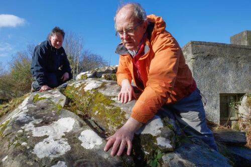 Megalithic rock-scribing found near Croagh Patrick
