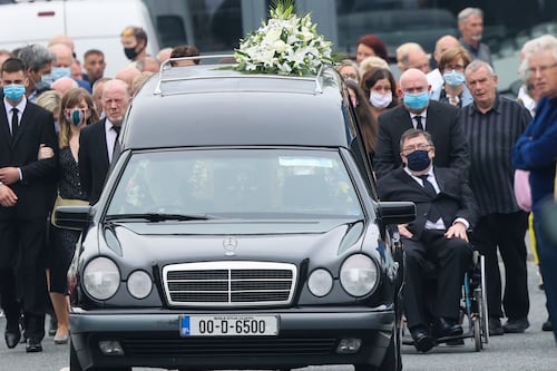 Funeral takes place of mother of former taoiseach Brian Cowen