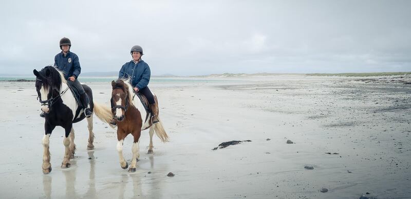 Pony riding in Kystlandet