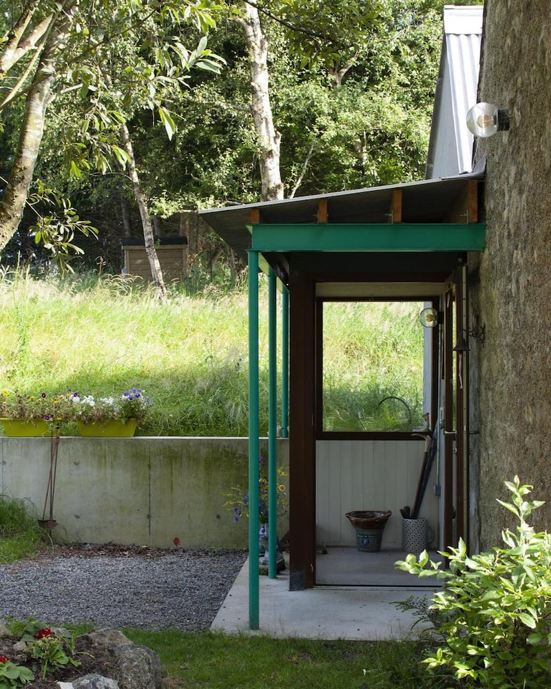 Entrance to the gate lodge. Photograph: Alice Clancy