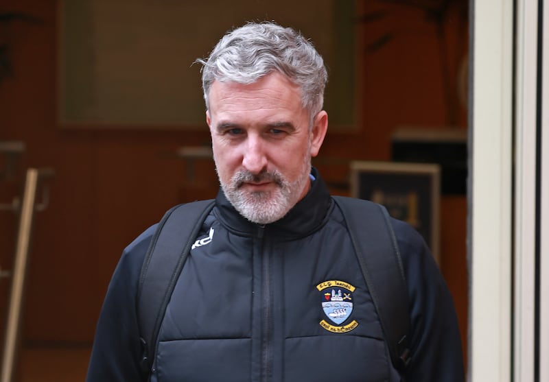 Sgt Thomas Brennan, forensic collision investigator, leaving the Dublin District Coroner's Court after the inquest. Photograph: Colin Keegan/Collins Dublin