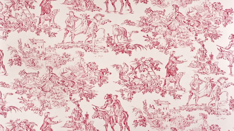 Toile: you can get the patterns on everything from linens to tablecloths to giftwrap to bags to Christmas-tree skirts