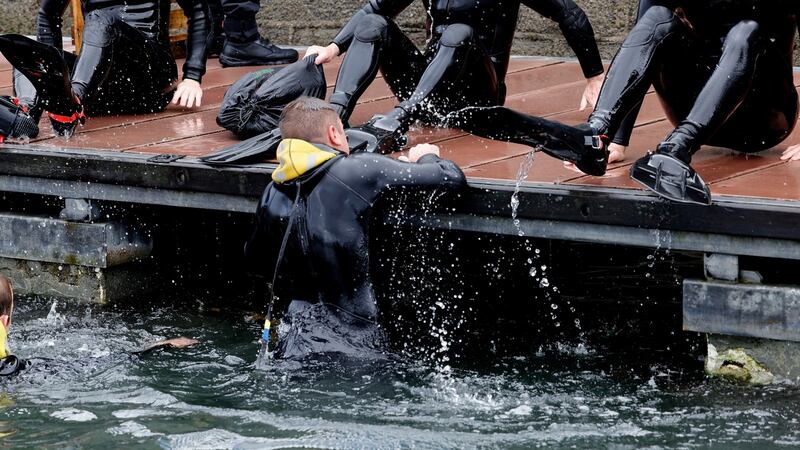 The annual course is one of the toughest in the Defence Forces, with an average 75% failure rate. Photograph: Alan Betson