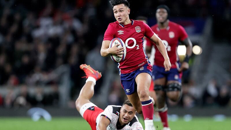 Marcus Smith should start for England against Australia. Photograph: Laszlo Geczo/Inpho