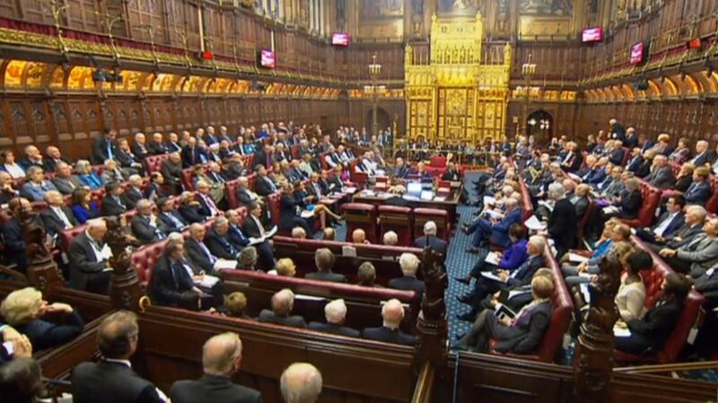 A packed House of Lords, London, as  as peers pushed for guarantees over the rights of EU nationals living in the UK after Brexit.  Photograph: PA Wire