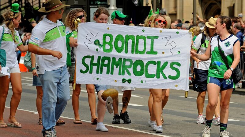 The Sydney St Patrick’s Day parade. 'We have “county” Coogee and Bondi, where you can’t spend more than two consecutive hours without hearing an Irish accent.' Photograph: Greg Wood/AFP/Getty Images