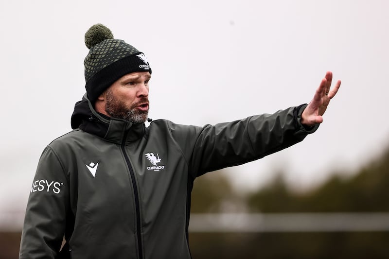 Connacht head coach Pete Wilkins stressed the importance of taking a win into the November break. Photograph: Ben Brady/Inpho