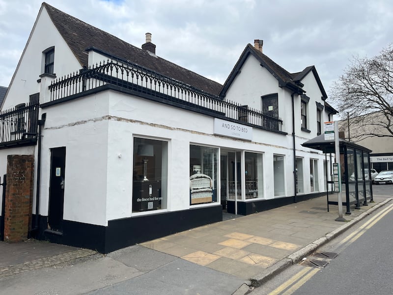 The site of the old Horse and Groom pub in Guildford town centre, one of two pubs in the area that the IRA blew up in 1974, killing five. It was later rebuilt as a furniture shop