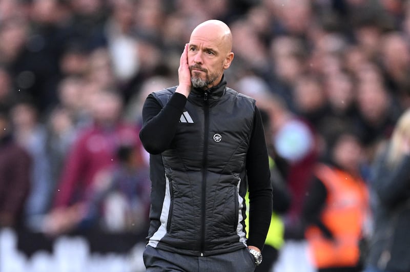 Former Manchester United manager Erik ten Hag. Photograph: Justin Setterfield/Getty Images