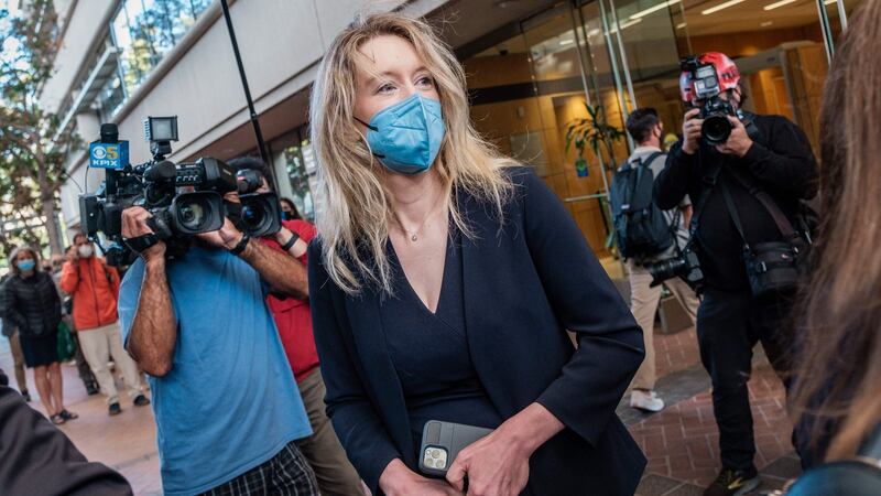 Theranos founder and former chief executive Elizabeth Holmes arrives at court in San Jose, California in August. Photograph:  Nick Otto/AFP via Getty Images