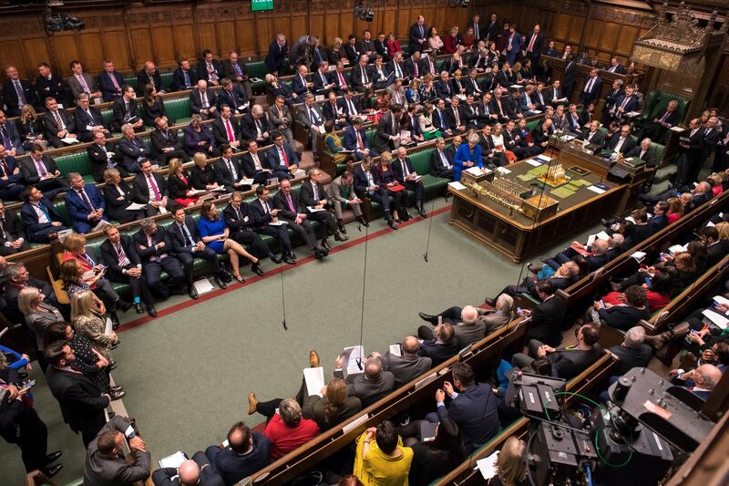 Theresa May speaking during prime minister’s questions in the House of Commons on December 19th. Mrs May has now said parliament will have a greater say in the rest of the Brexit process   Photograph: UK Parliament/Mark Duffy/PA