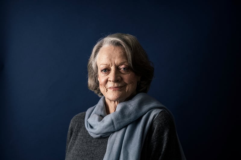 Maggie Smith pictured in London in 2015. Photograph: Tom Jamieson/The New York Times
                      