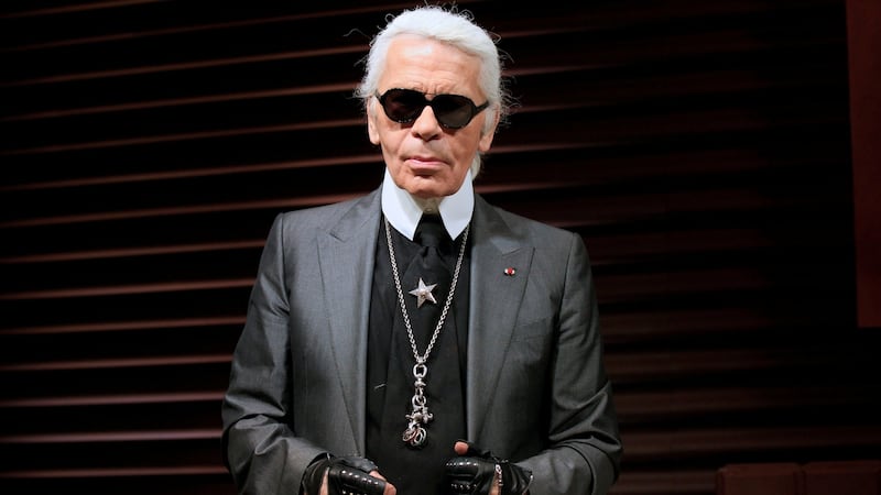 German designer Karl Lagerfeld  in Paris in 2011. Photograph: Jacky Naegelen/ Reuters