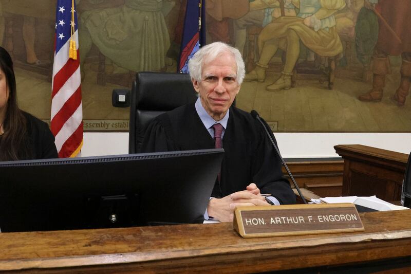 Judge Arthur Engoron. Photograph: Jefferson Siegel/The New York Times
                      