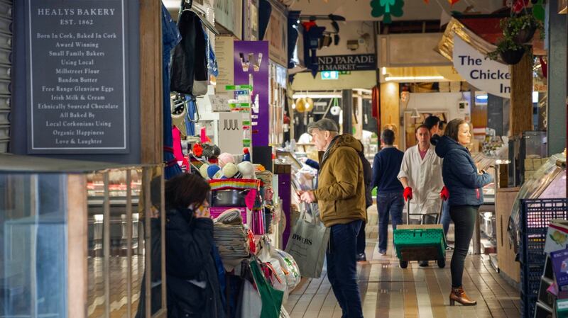 The English Market during Covid-19 restrictions. Photograph: Daragh Mc Sweeney/Provision