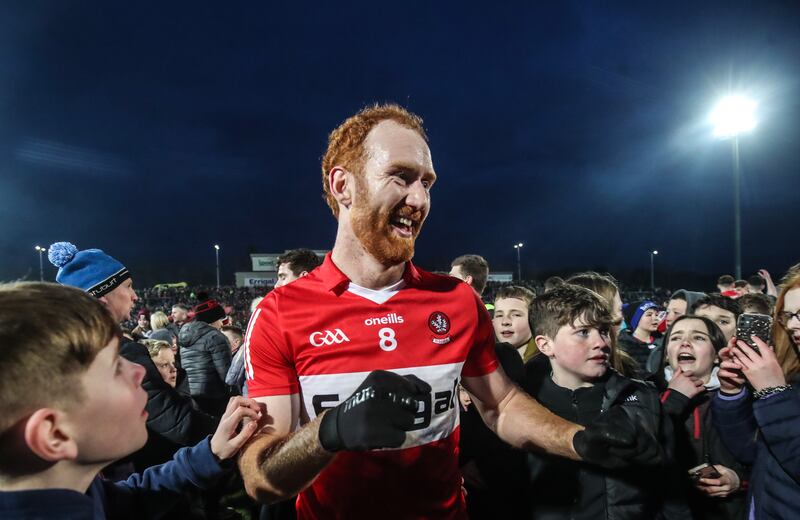 Getting Conor Glass back to full fitness will be a priority for Derry heading into the Ulster championship. Photograph: Evan Treacy/Inpho