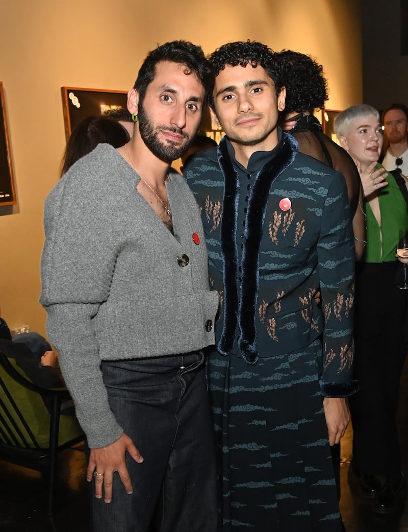 Amrou Al-Kadhi (left) and Bilal Hasna. Photograph: Alan Chapman/Dave Benett/Getty Images