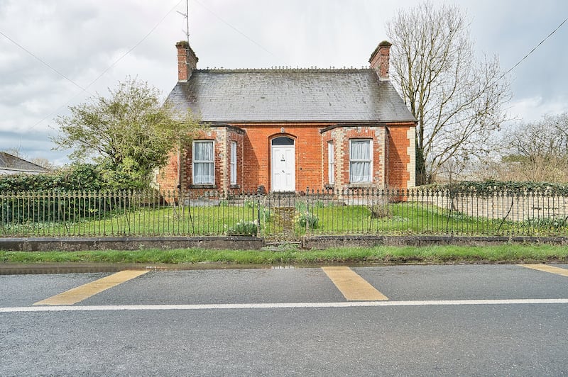 The redbrick cottage fronting on to the Boyne Road, Co Meath