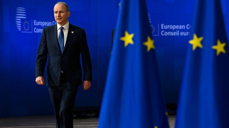 Tánaiste and Minister for Foreign Affairs and Defence Micheál Martin: 'There’s an overlap in membership between EU Member States and Nato, so it makes sense to co-operate.' Photograph:  Ludovic Marin/Getty Images