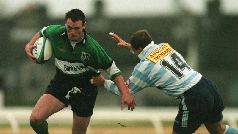 Willie Ruane, the new Connacht CEO, in his playing days with the province. Photograph: Lorraine O’Sullivan/Inpho