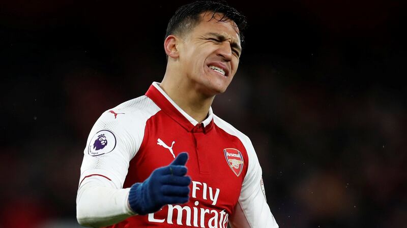 Arsenal forward Alexis Sanchez is in the final year of his contract at the Emirates. Photograph: Eddie Keogh/Reuters