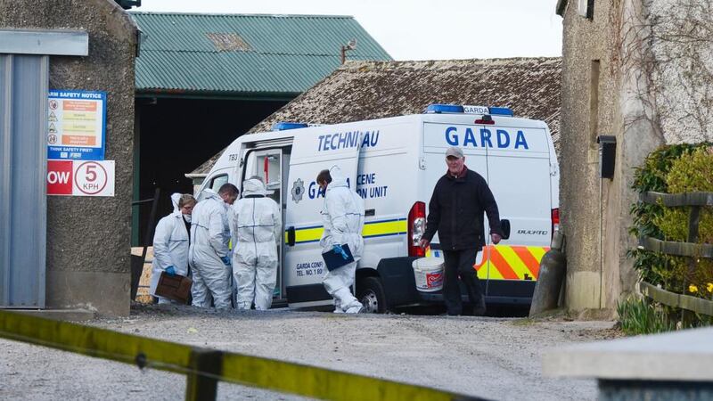 Gardaí believe Mr Timosejevs’s remains were not in the field at Balheary by late afternoon on Monday. Photograph: Alan Betson/The Irish Times