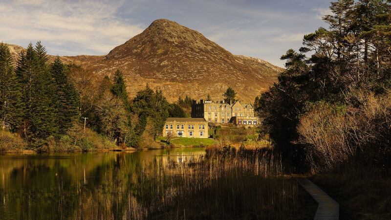 A view of Ballynanhinch Castle.