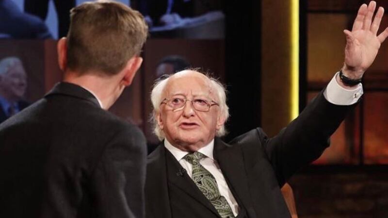 Ryan Tubridy and President Michael D Higgins