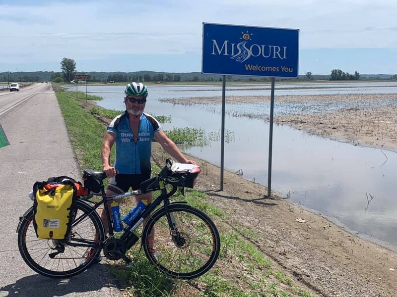 Pádraig O’Dea from Co Offaly began his trip across the US in June and will finish up in Port Washington on Saturday.