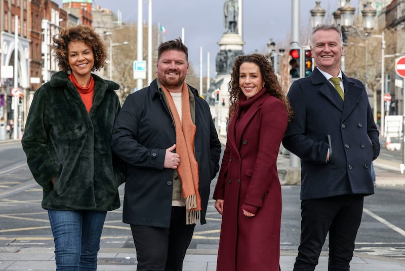 St Patrick’s Festival Parade: Emer O’Neill, Thomas Crosse, Sarah McInerney and Dáithí Ó Sé