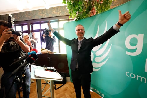 Roderic O’Gorman ‘deeply humbled’ after being elected new leader of the Green Party  