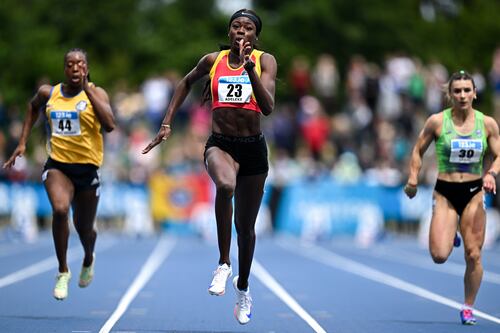 Rhasidat Adeleke breaks Irish 100m record in perfect Paris tune-up