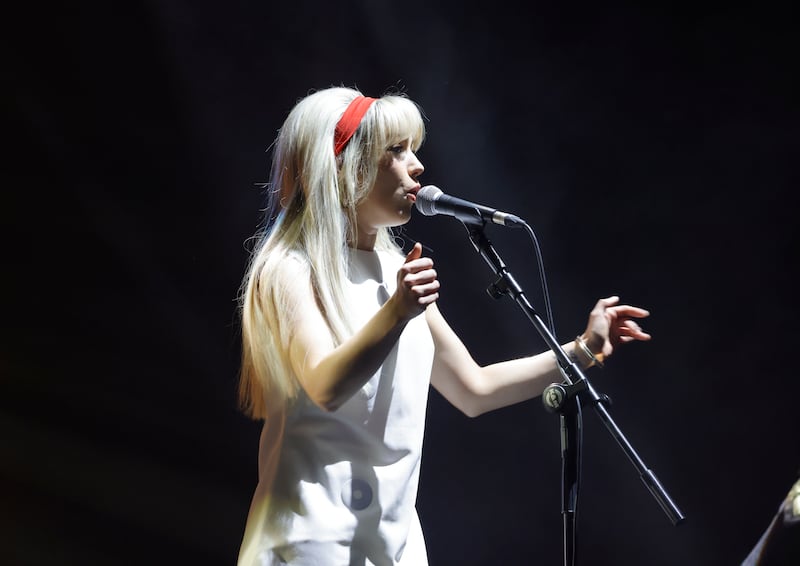 Rianne Downey singing with Paul Heaton. Photograph: Alan Betson

