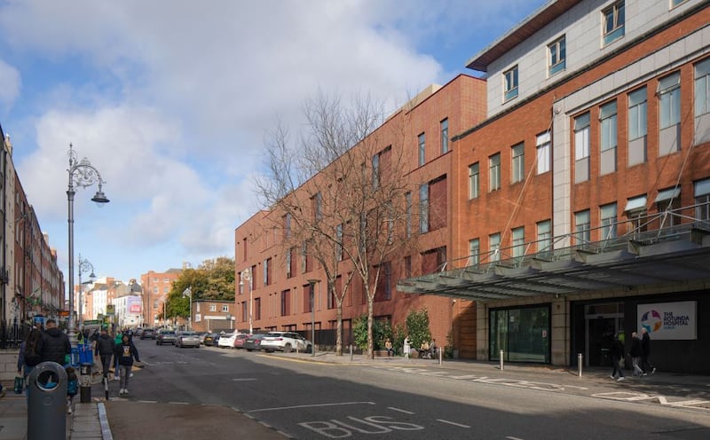 Architects' illustration of the proposed development at the Rotunda Hospital, on the west side of Parnell Square