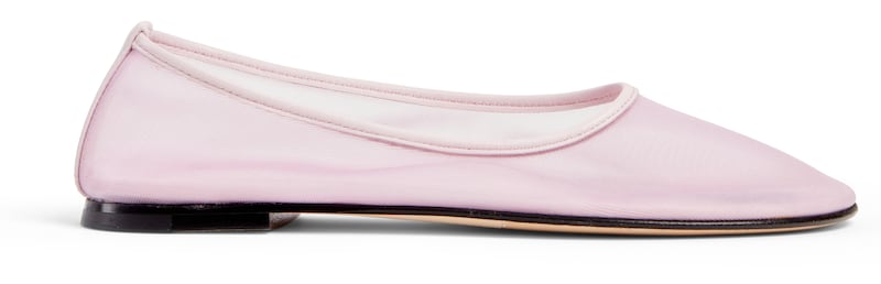 Mesh ballet flats, €410, Dear Frances