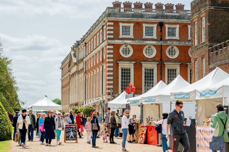 Food Festival at Hampton Court Palace, London.