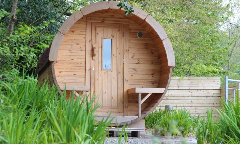 Seaview House: the bathhouse and spa at the Ballylickey hotel feature Russian-cedar steam barrels