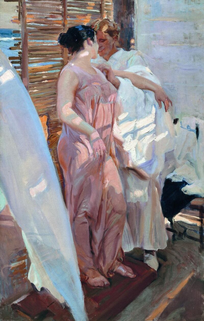 La bata rosa, 1916, Oil on canvas, Museo Sorolla. National Gallery of Ireland